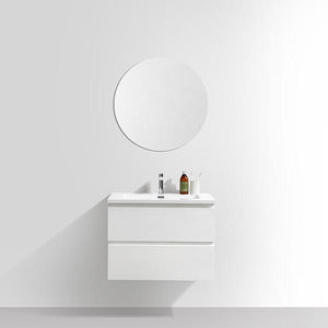New Modern Simple Design Hotel Commercial 24" Bathroom Cabinet Vanity Combo