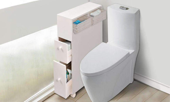 Bathroon Storage Caddy Utility Toilet Cabinet